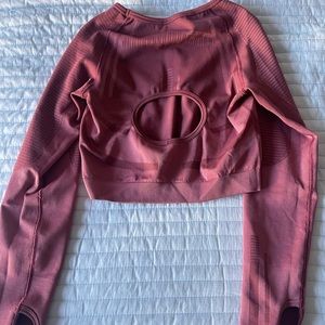 Womens Gymshark cropped training top